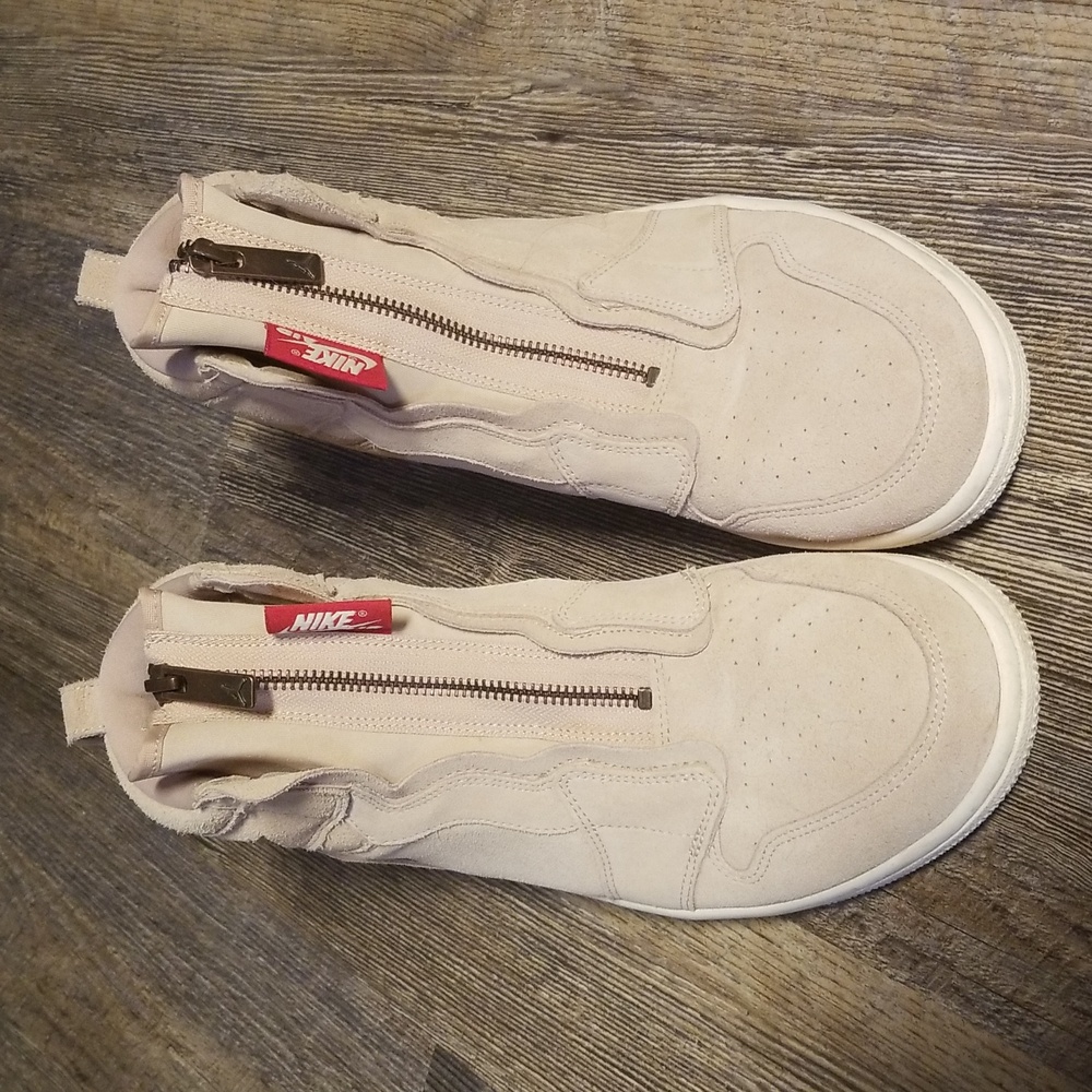 NIKE Air Jordan 10 Women Hightop Balarina Pink Suede Zip up EXCELLENT condition - Picture 5 of 17